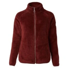 Horze Women's Merida Fleece Jacket - Merlot