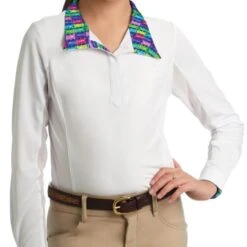 Romfh Kids' Sarah Long Sleeve Shirt Snap - White/Gummie Bearsies