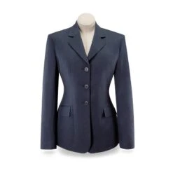 RJ Classics Women's Devon Show Coat - Navy Herringbone