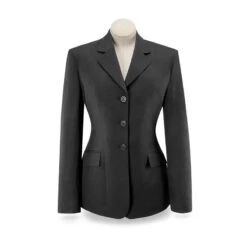 RJ Classics Women's Devon Show Coat - Black Herringbone