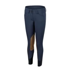 RJ Classics Kids' Avery Grey Label Knee Patch Breeches - Navy