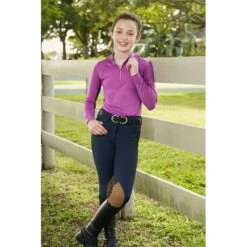 RJ Classics Kids' Avery Grey Label Knee Patch Breeches - Navy 5 RJ Classics Kids' Avery Grey Label Knee Patch Breeches - Navy -Kensington Shop 607074 800 800