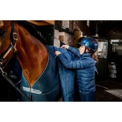Horseware Dry Liner - Navy/Silver -Kensington Shop 607413 800 800