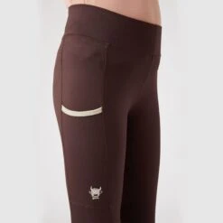 Horze Kids' Morgan Full Seat Riding Tights - French Roast -Kensington Shop 607848 800 800