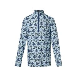 Kerrits Kids' Always Cool Print Ice Fil Long Sleeve Shirt - Ink Painted Horse