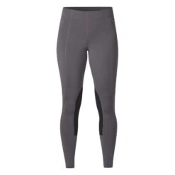 Kerrits Women's Flow Rise Knee Patch Performance Tights - Peppercorn