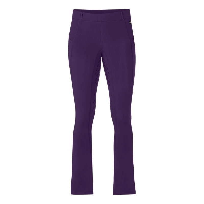 Kerrits Women's Ice Fil Bootcut Full Seat Tights - Huckleberry 1 Kerrits Women's Ice Fil Bootcut Full Seat Tights - Huckleberry