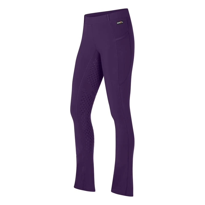 Kerrits Women's Ice Fil Bootcut Full Seat Tights - Huckleberry 2 Kerrits Women's Ice Fil Bootcut Full Seat Tights - Huckleberry - Image 2