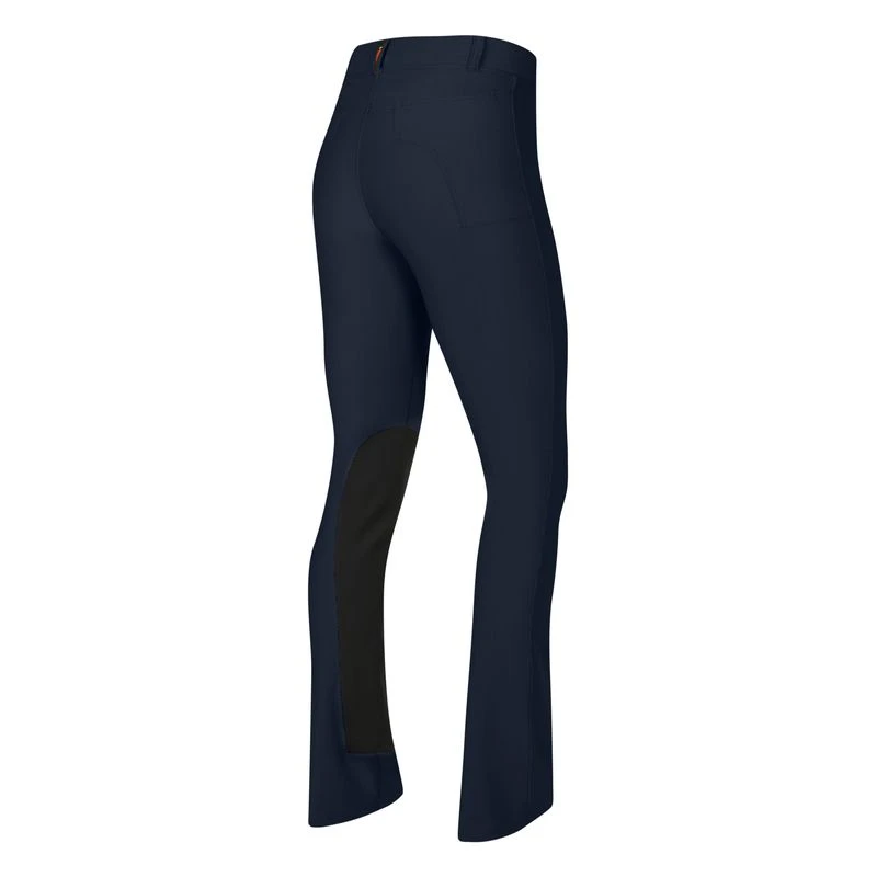 Kerrits Women's Microcord Extended Knee Patch Bootcut Tights - Ink 2 Kerrits Women's Microcord Extended Knee Patch Bootcut Tights - Ink - Image 2