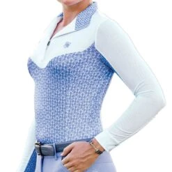 Romfh Women's Infinity Printed Long Sleeve Show Shirt - Very Peri Lucky Shoes