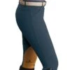 Romfh Women's Willow Knee Patch Euroseat Breeches - Slate Blue