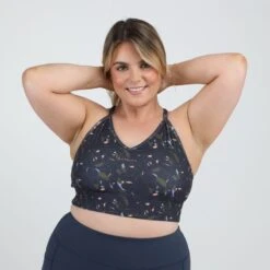 Shires Aubrion Women's Invigorate Sports Bra - Peony -Kensington Shop 618287 800 800