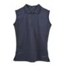 Shires Aubrion Kids' Poise Sleeveless Tech Polo - Navy