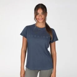 Shires Aubrion Women's Repose T-Shirt - Navy -Kensington Shop 619105 800 800
