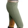Romfh Women's Willow Knee Patch Euroseat Breeches - Moss