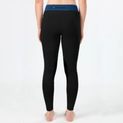 Irideon Kids' Synergy Knee Patch Tights - Black/Twilight -Kensington Shop 622598 800 800