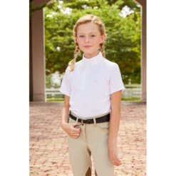 RJ Classics Kids' Ava Short Sleeve Show Shirt - White -Kensington Shop 624152 800 800