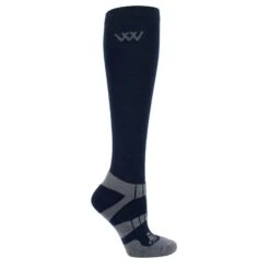 Woof Wear Winter Riding Sock 2 Pairs - Navy/Grey
