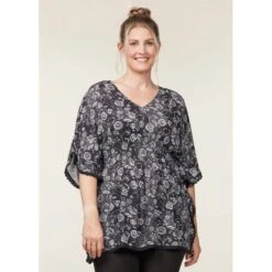 EQL Women's Daydream Gauze Tunic - Black Eq Lace