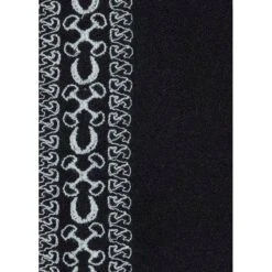 EQL Women's Embroidered EQ Stripe Top - Black -Kensington Shop 644786 800 800