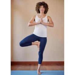 EQL Women's Daybreak 3/4 Leggings - Ink -Kensington Shop 644983 800 800