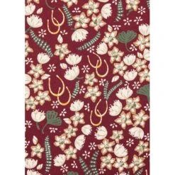 EQL Women's Inspired V-Neck Dress - Sangria Hoofprint Meadow -Kensington Shop 645025 800 800