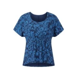 EQL Women's Allure Ecovero Short Sleeve Top - Ink Countryside