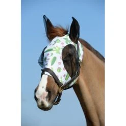 Weatherbeeta Deluxe Stretch Bug Eye Saver W/Ears - Cactus Print