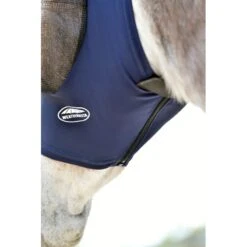 Weatherbeeta Mule Deluxe Stretch Bug Eye Saver With Ears - Navy/Black -Kensington Shop 646898 800 800