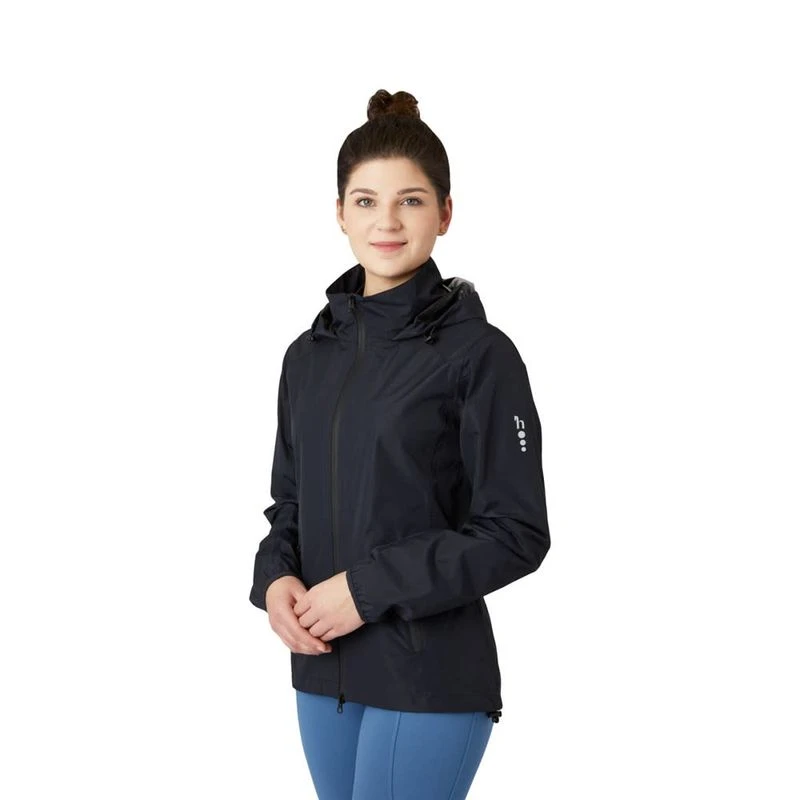 Horze Women's Stella Waterproof Shell Jacket - Dark Navy 2 Horze Women's Stella Waterproof Shell Jacket - Dark Navy - Image 2
