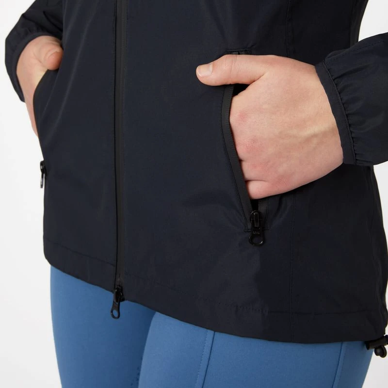 Horze Women's Stella Waterproof Shell Jacket - Dark Navy 6 Horze Women's Stella Waterproof Shell Jacket - Dark Navy - Image 6