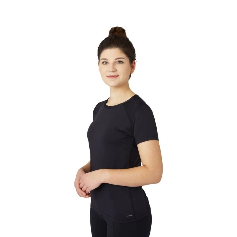 Horze Women's Lucy Ventilated Training Tee Shirt - Dark Navy 2 Horze Women's Lucy Ventilated Training Tee Shirt - Dark Navy - Image 2
