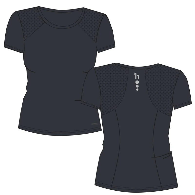 Horze Women's Lucy Ventilated Training Tee Shirt - Dark Navy 6 Horze Women's Lucy Ventilated Training Tee Shirt - Dark Navy - Image 6