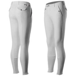 Horze Men's Grand Prix Full Seat Breeches - White