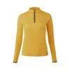 Horze Women's Lucy Long Sleeved Half Zip Ventilated Shirt - Golden Rod