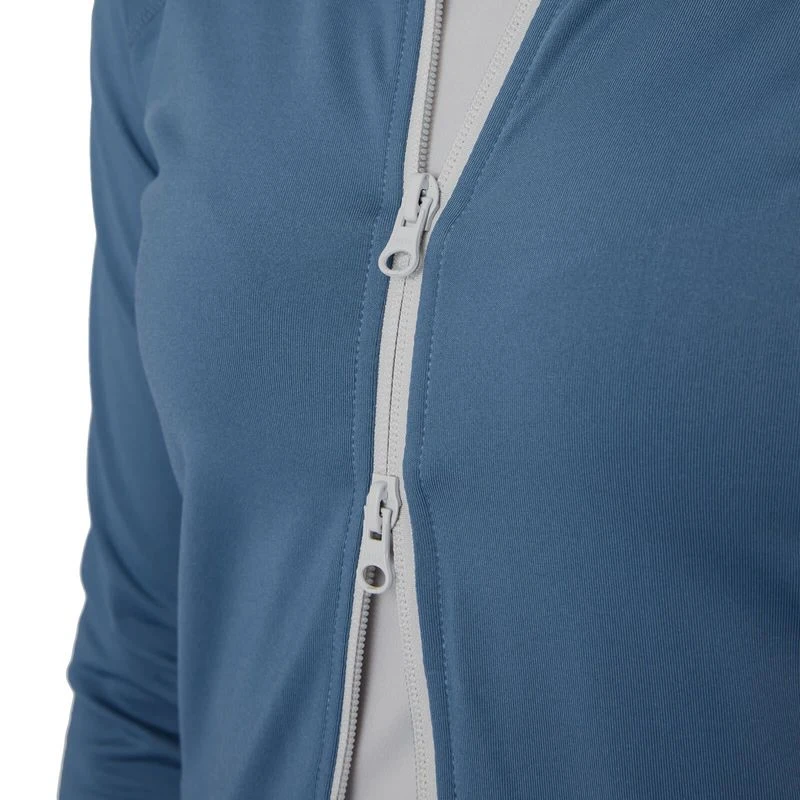 Horze Women's Vera Full Zip Tech Sweatshirt - Coronet Blue 4 Horze Women's Vera Full Zip Tech Sweatshirt - Coronet Blue - Image 4