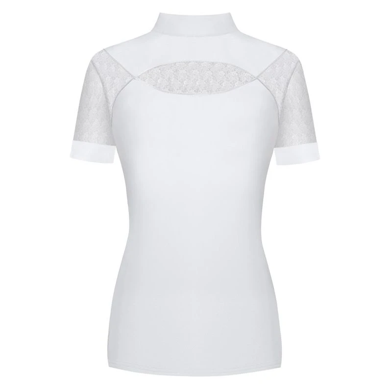 Fair Play Women's Alexis Short Sleeve Competition Shirt - White 2 Fair Play Women's Alexis Short Sleeve Competition Shirt - White - Image 2