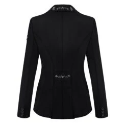 Fair Play Women's Alissa Fleur Dressage Short Tail Coat - Black -Kensington Shop 655283 800 800