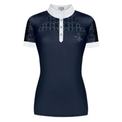 Fair Play Women's Aiko Short Sleeve Competition Shirt - Navy
