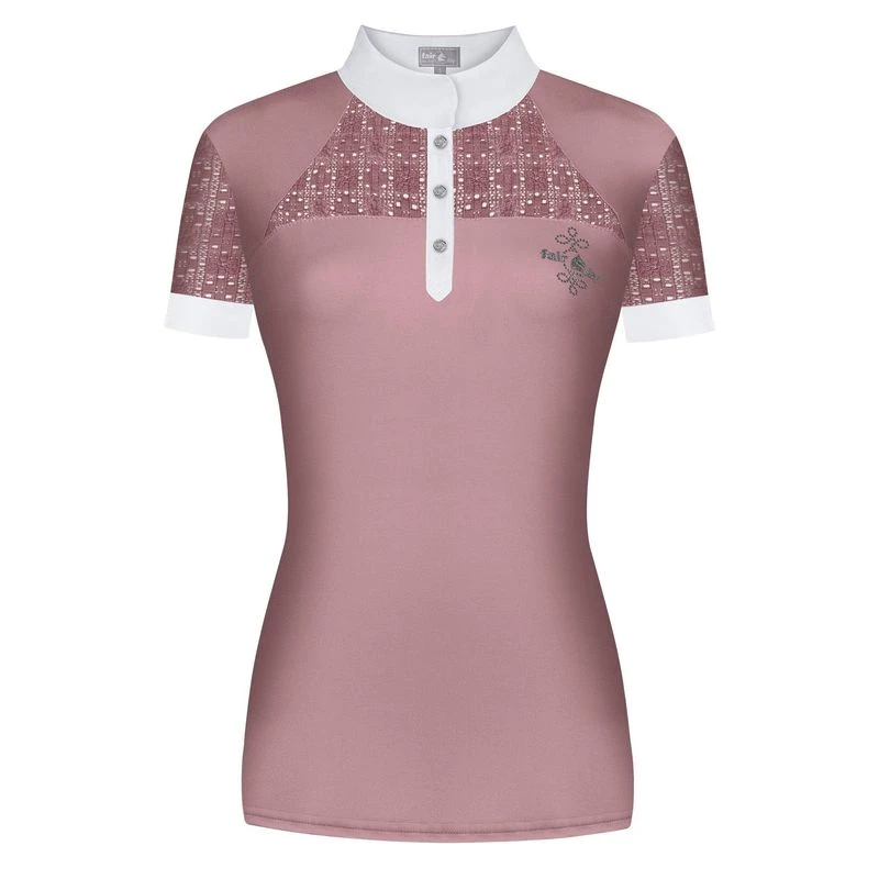 Fair Play Women's Aiko Short Sleeve Competition Shirt - Dusty Pink 1 Fair Play Women's Aiko Short Sleeve Competition Shirt - Dusty Pink