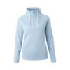 Horze Women's Ira Technical Half Zip Sweatshirt With High Neck - Cashmere Blue
