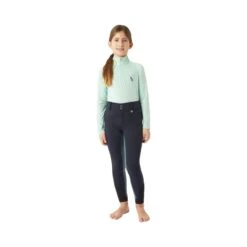 Horze Kids' Samara Full Seat Breeches - Dark Navy -Kensington Shop 659766 800 800
