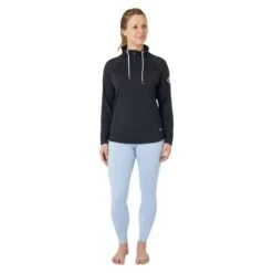 Horze Women's Ira Technical Half Zip Sweatshirt With High Neck - Dark Navy -Kensington Shop 659785 800 800