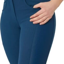 Horze Women's Saphira Ventilated Full Seat Breeches - Legion Blue -Kensington Shop 660425 800 800