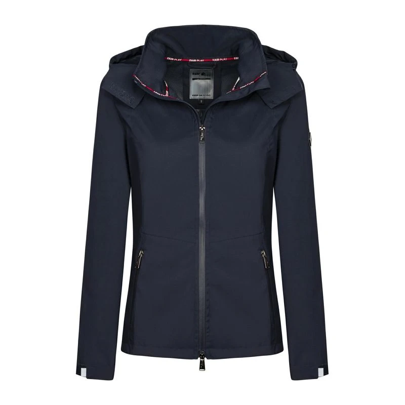 Fair Play Women's Jonelle Waterproof Jacket - Navy 1 Fair Play Women's Jonelle Waterproof Jacket - Navy