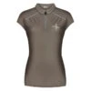 Fair Play Women's Agnes Polo Shirt - Taupe Grey