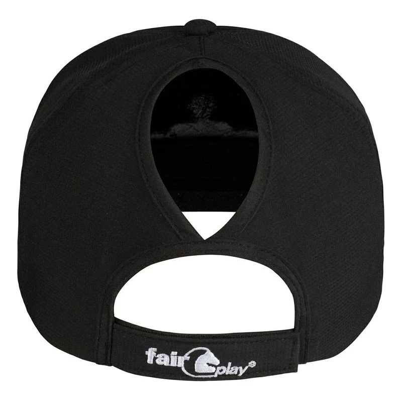 Fair Play Jockey Baseball Cap - Black 2 Fair Play Jockey Baseball Cap - Black - Image 2