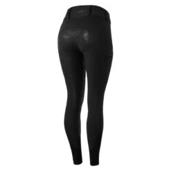 Horze Women's Full Seat Breeches W/Back Pockets - Black