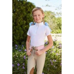 RJ Classics Kids' Sadie Jr 37.5 Short Sleeve Show Shirt - White/Anchors -Kensington Shop 675432 800 800