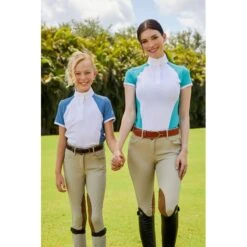 RJ Classics Kids' Remi Jr Short Sleeve Show Shirt - White/Coronet Blue -Kensington Shop 675787 800 800